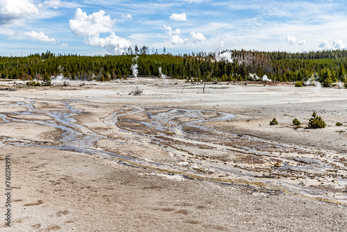 Monach Geyser Yellowstone National Park photo