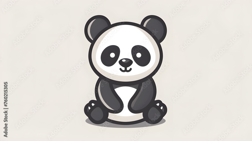 panda samurai mascot esport logo design
