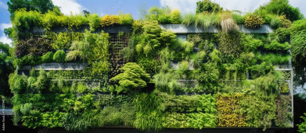Enchanting Green Foliage Adorning the Side of a Quaint Home in a Tranquil Neighborhood Enchanting Green Foliage Adorning the Side of a Quaint Home in a Tranquil Neighborhood