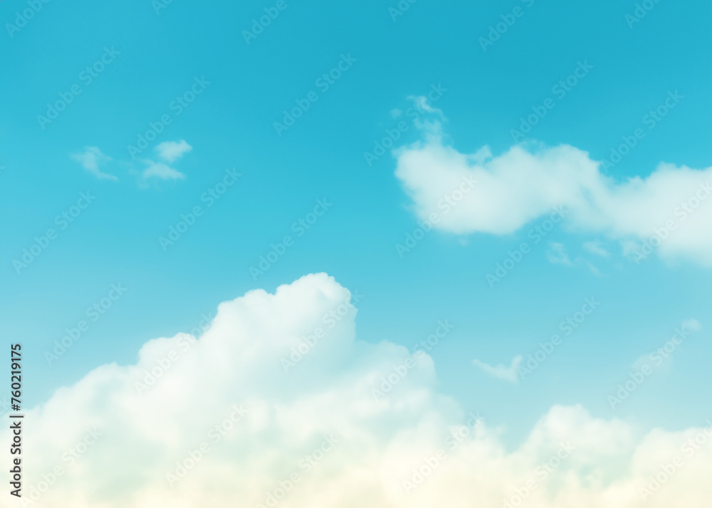 Pastel Sky and Cloud Background ,Sky Wallpaper, Backdrop