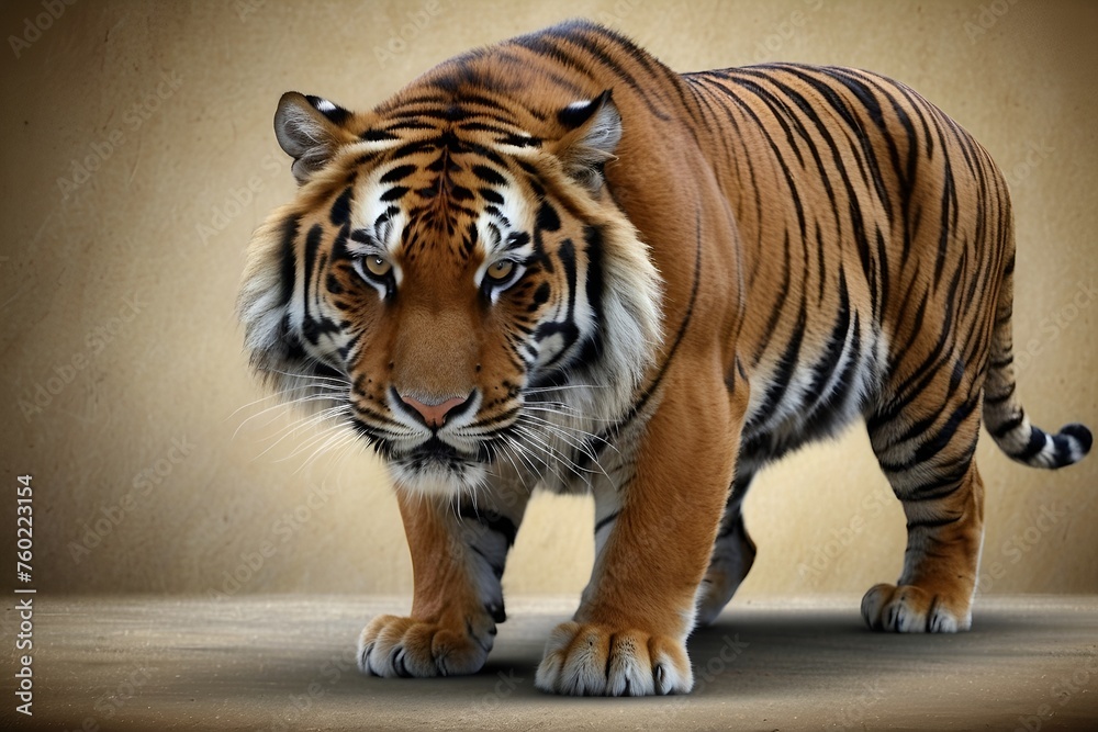 Obraz premium Tiger to body building