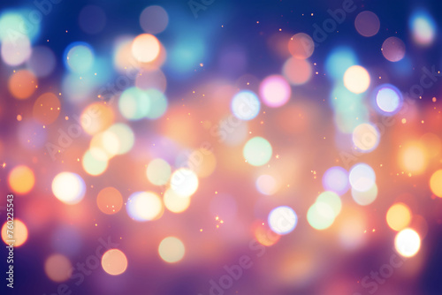 Sparkling textured festive background. Abstract Christmas sparkling bright bokeh blur scene illustration © lin