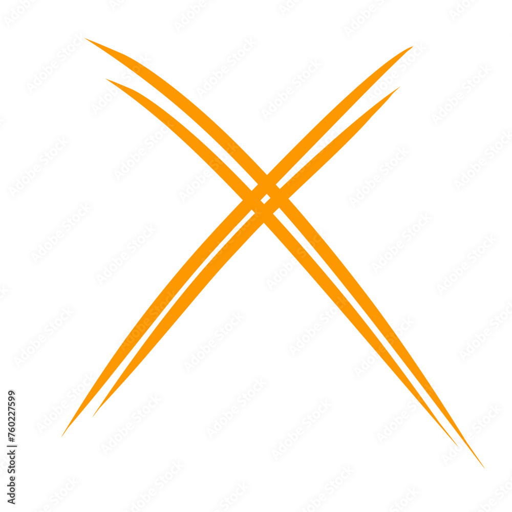 cross orange doodle cross orange doodle