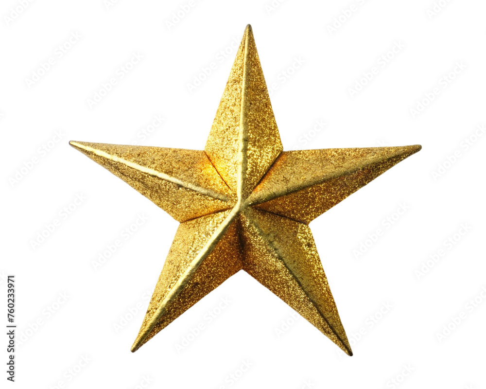 Gold Christmas star. isolated on transparent background. Gold Christmas star. isolated on transparent background.