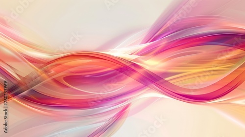 Colorful smooth twist light lines .