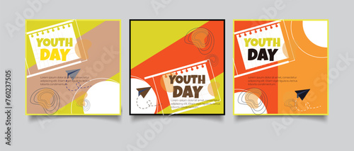 Flat international youth day post