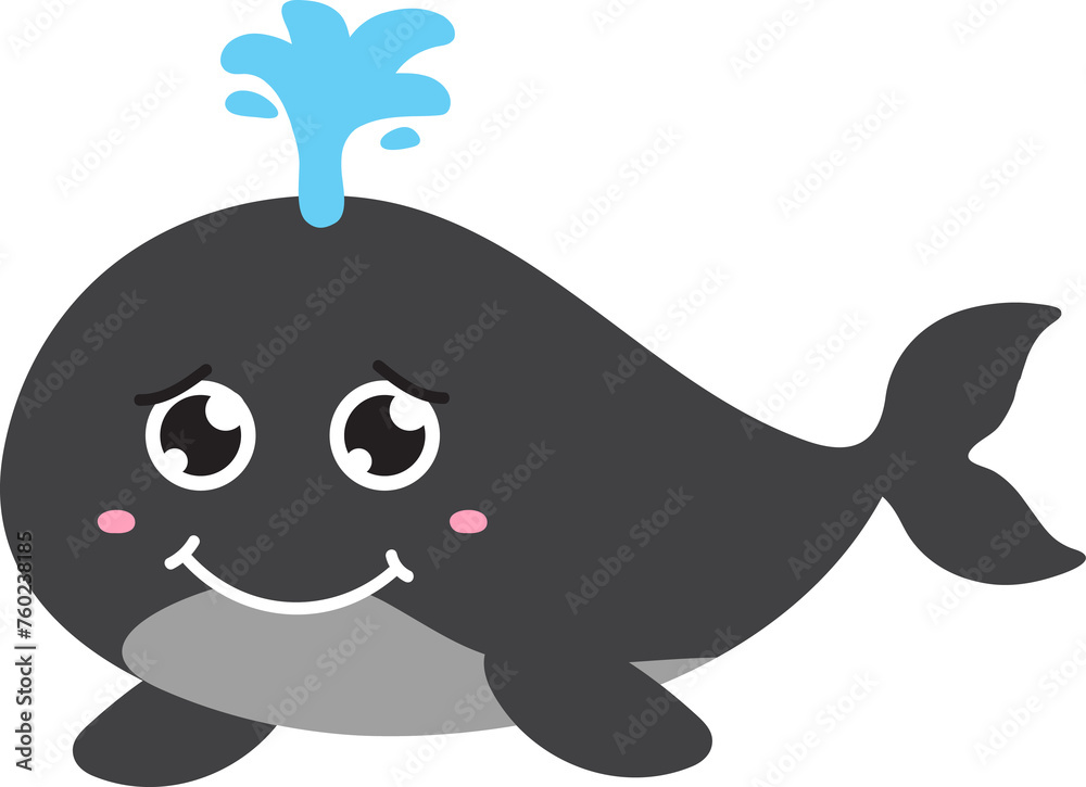 cute whale cartoon, sea animal cute whale cartoon, sea animal