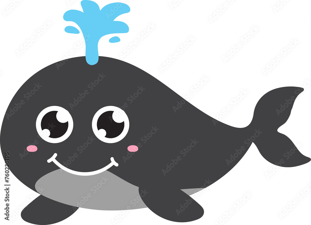 cute whale cartoon, sea animal cute whale cartoon, sea animal