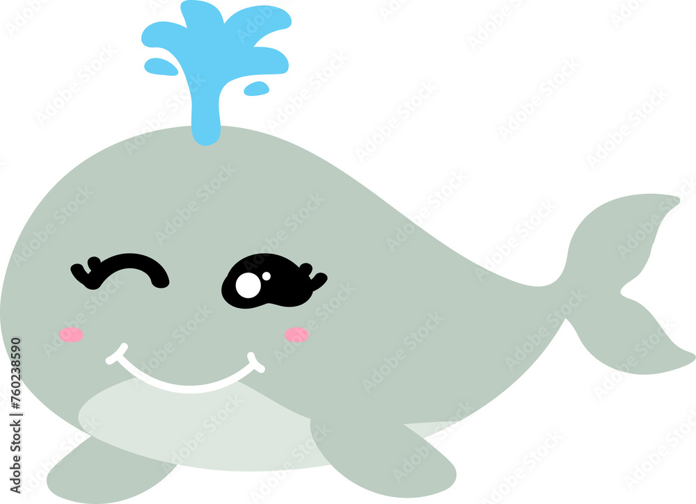 cute whale cartoon, sea animal cute whale cartoon, sea animal