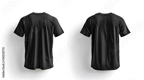black t-shirt for mockup