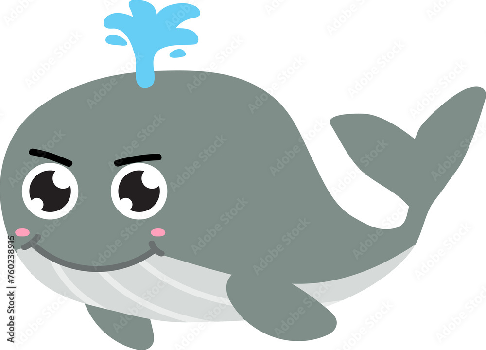 cute whale cartoon, sea animal cute whale cartoon, sea animal