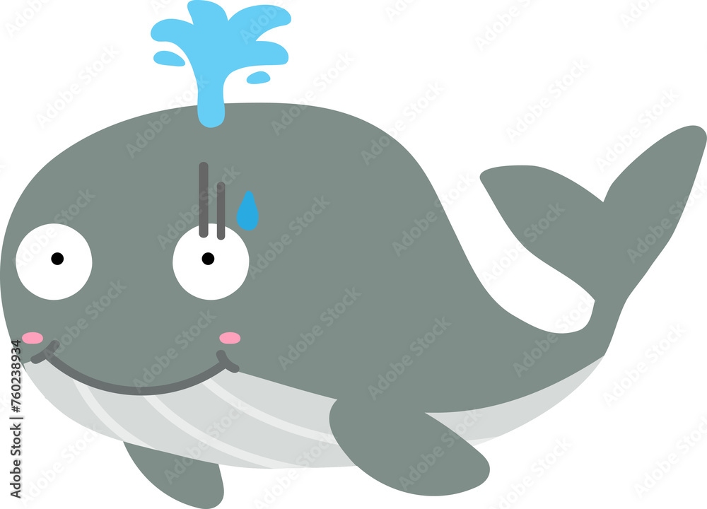 cute whale cartoon, sea animal cute whale cartoon, sea animal