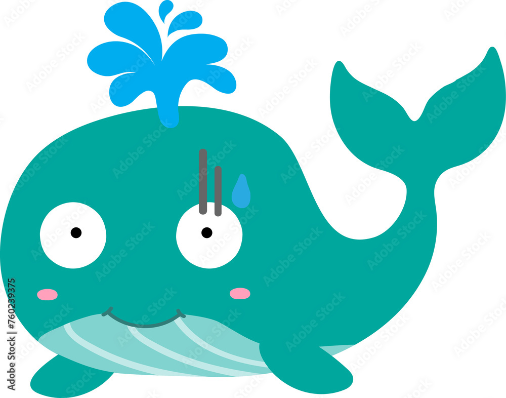 cute whale cartoon, sea animal cute whale cartoon, sea animal