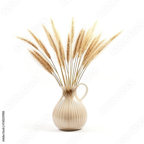 ears of wheat in a vase