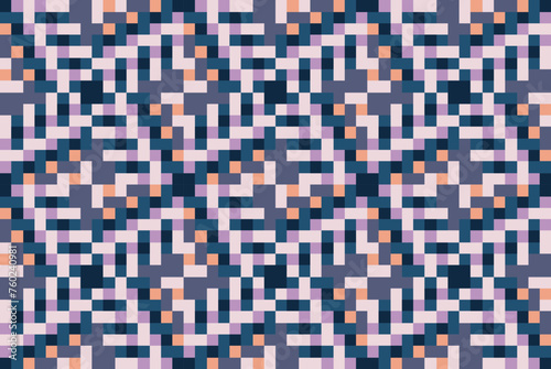 Seamless traditional woven pattern called Anyaman photo