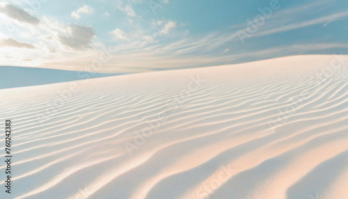 Beautiful white desert background.
