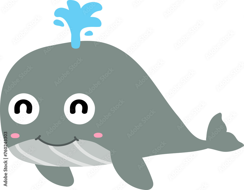 cute whale cartoon, sea animal cute whale cartoon, sea animal