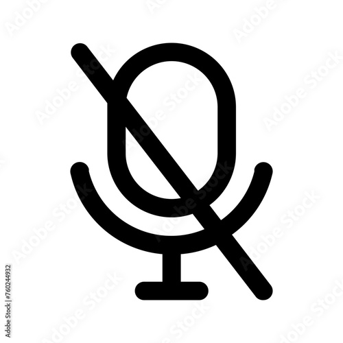 mute line icon
