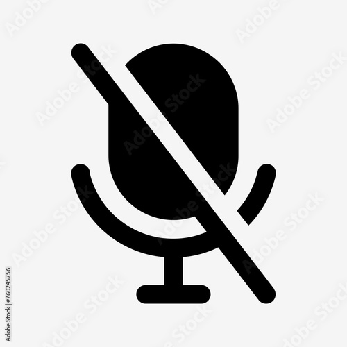 mute glyph icon