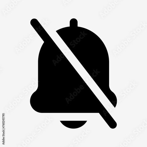 silent glyph icon