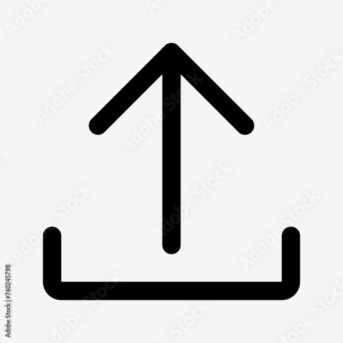 upload glyph icon
