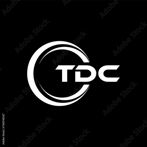 TDC Letter Logo Design, Inspiration for a Unique Identity. Modern Elegance and Creative Design. Watermark Your Success with the Striking this Logo.