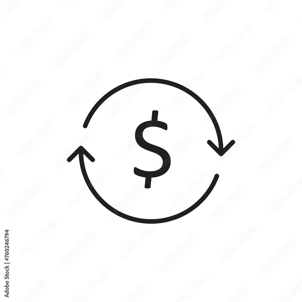 Conversion money icon simple flat trendy style vector illustration on white background..eps Conversion money icon simple flat trendy style vector illustration on white background..eps