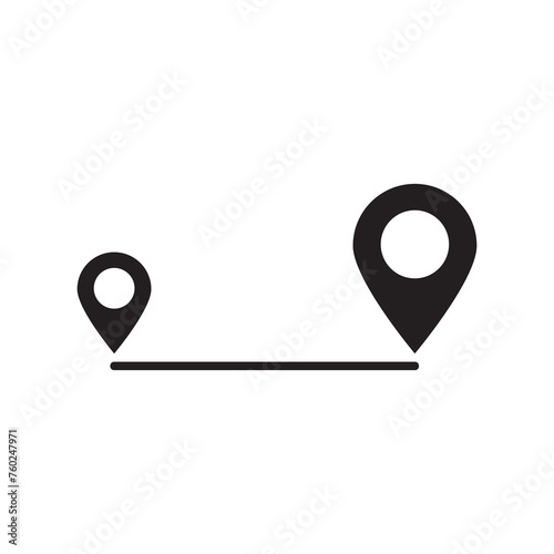 Pointer icon info simple vector trendy style illustration on white background..eps