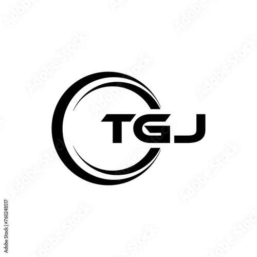 TGJ Letter Logo Design  Inspiration for a Unique Identity. Modern Elegance and Creative Design. Watermark Your Success with the Striking this Logo.