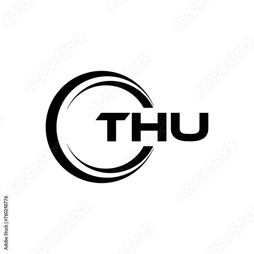 THU Letter Logo Design, Inspiration for a Unique Identity. Modern Elegance and Creative Design. Watermark Your Success with the Striking this Logo.