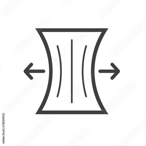 elastane symbol, elastane label, vector art.