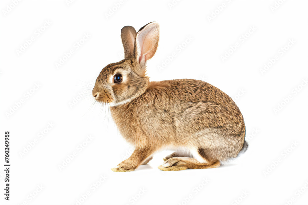 a rabbit sitting on a white surface with a white background a rabbit sitting on a white surface with a white background
