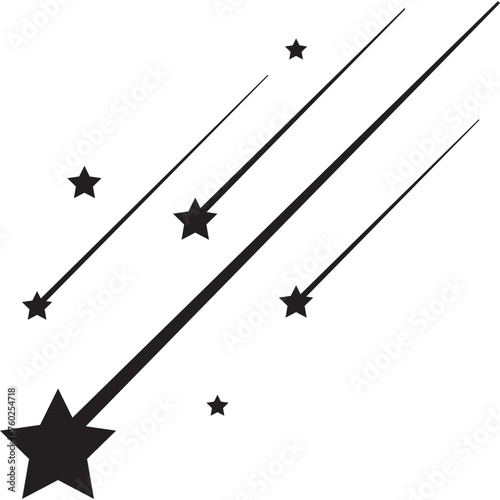 Shooting Star Silhouette 