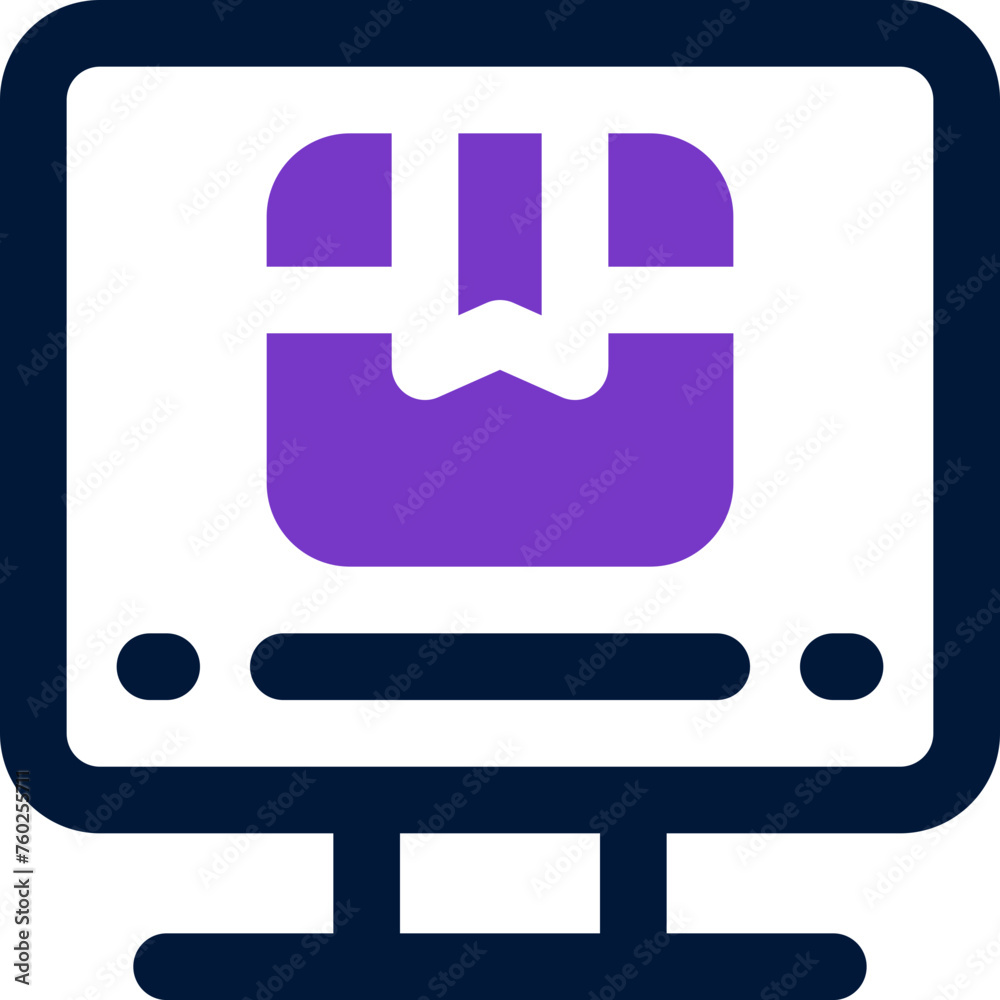 monitoring delivery icon. vector dual tone icon for your website, mobile, presentation, and logo design. monitoring delivery icon. vector dual tone icon for your website, mobile, presentation, and logo design.