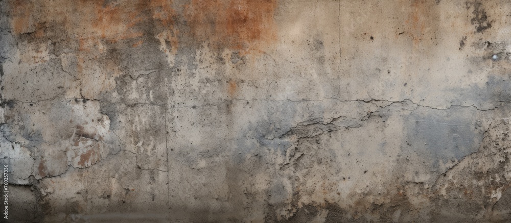 A detailed shot capturing the intricate pattern of brown rust on a concrete wall, resembling the texture of aged wood with a rich history embedded within its composite material A detailed shot capturing the intricate pattern of brown rust on a concrete wall, resembling the texture of aged wood with a rich history embedded within its composite material