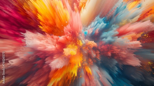 Bold and striking, this image features bursts of color that command attention and evoke a sense of excitement.