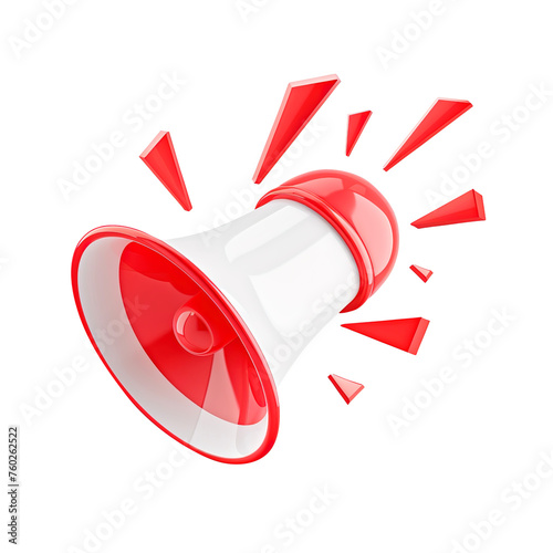 megaphone icon isolated on white, png