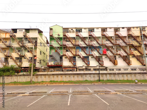 Fotografie Condo, apartment, flat, accommodation, dormitory, residence