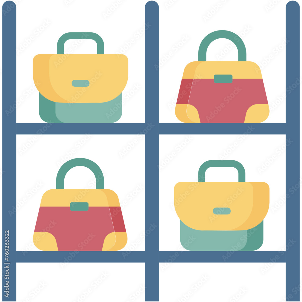 Purse Display Illustration Purse Display Illustration