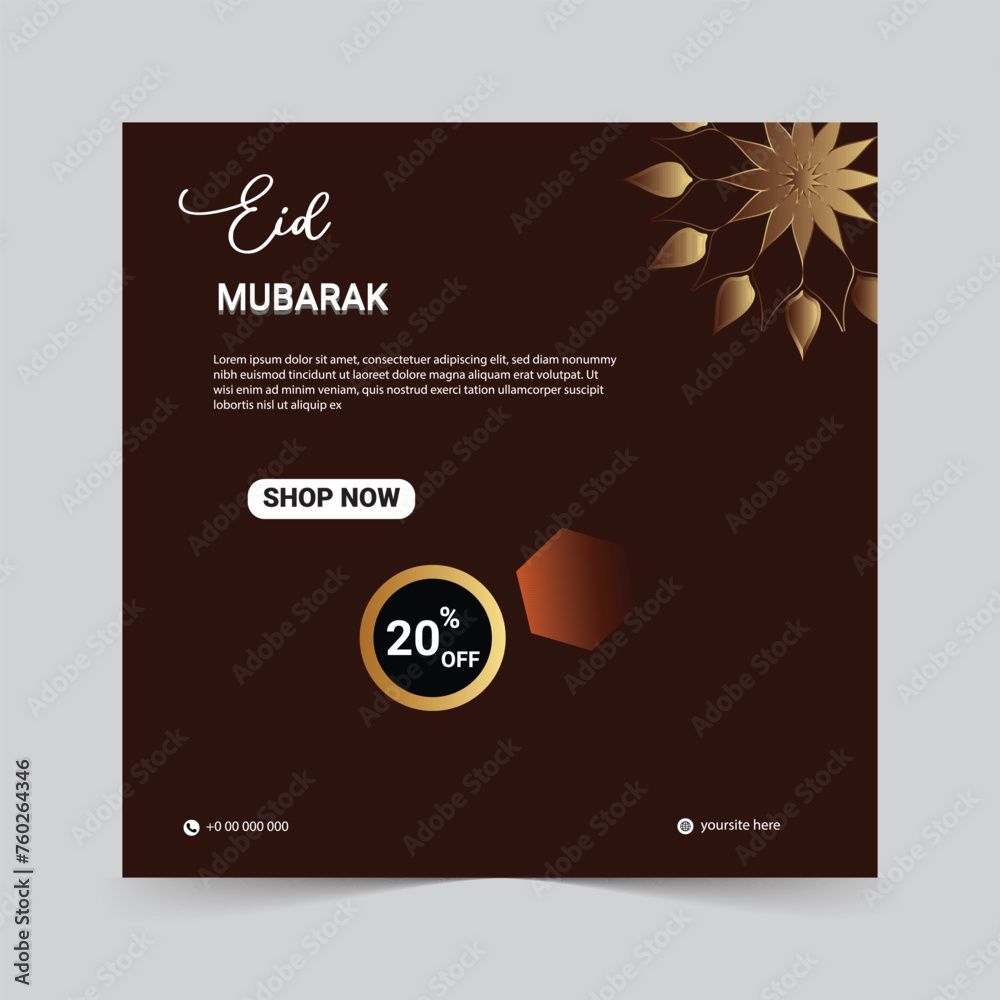 Ramadan sale social media post template. Eid Sale, promotion, product on sale. Editable vector illustration and organized layer. Ramadan sale social media post template. Eid Sale, promotion, product on sale. Editable vector illustration and organized layer.