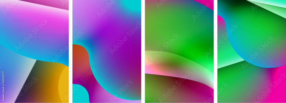 Liquid abstract shapes with gradient colors. Abstract backgrounds for wallpaper, business card, cover, poster, banner, brochure, header, website Liquid abstract shapes with gradient colors. Abstract backgrounds for wallpaper, business card, cover, poster, banner, brochure, header, website