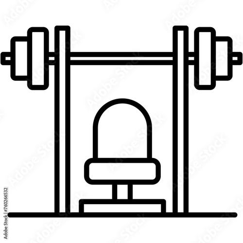 Bench Press Icon