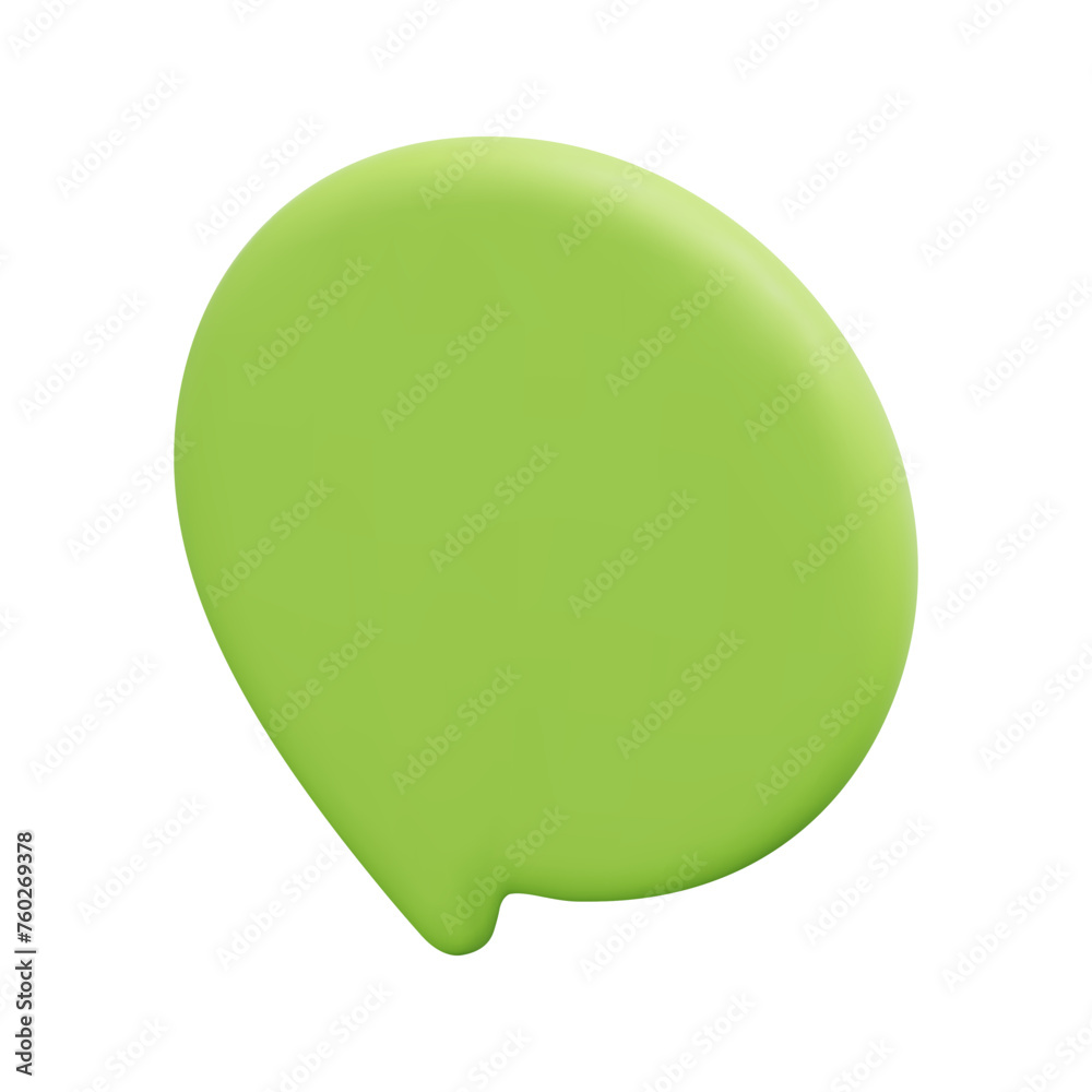 3d green bubble vector icon. Isolated on white background. 3d social media communication concept. Cartoon minimal style. 3d green chatting icon vector render illustration. 3d green bubble vector icon. Isolated on white background. 3d social media communication concept. Cartoon minimal style. 3d green chatting icon vector render illustration.