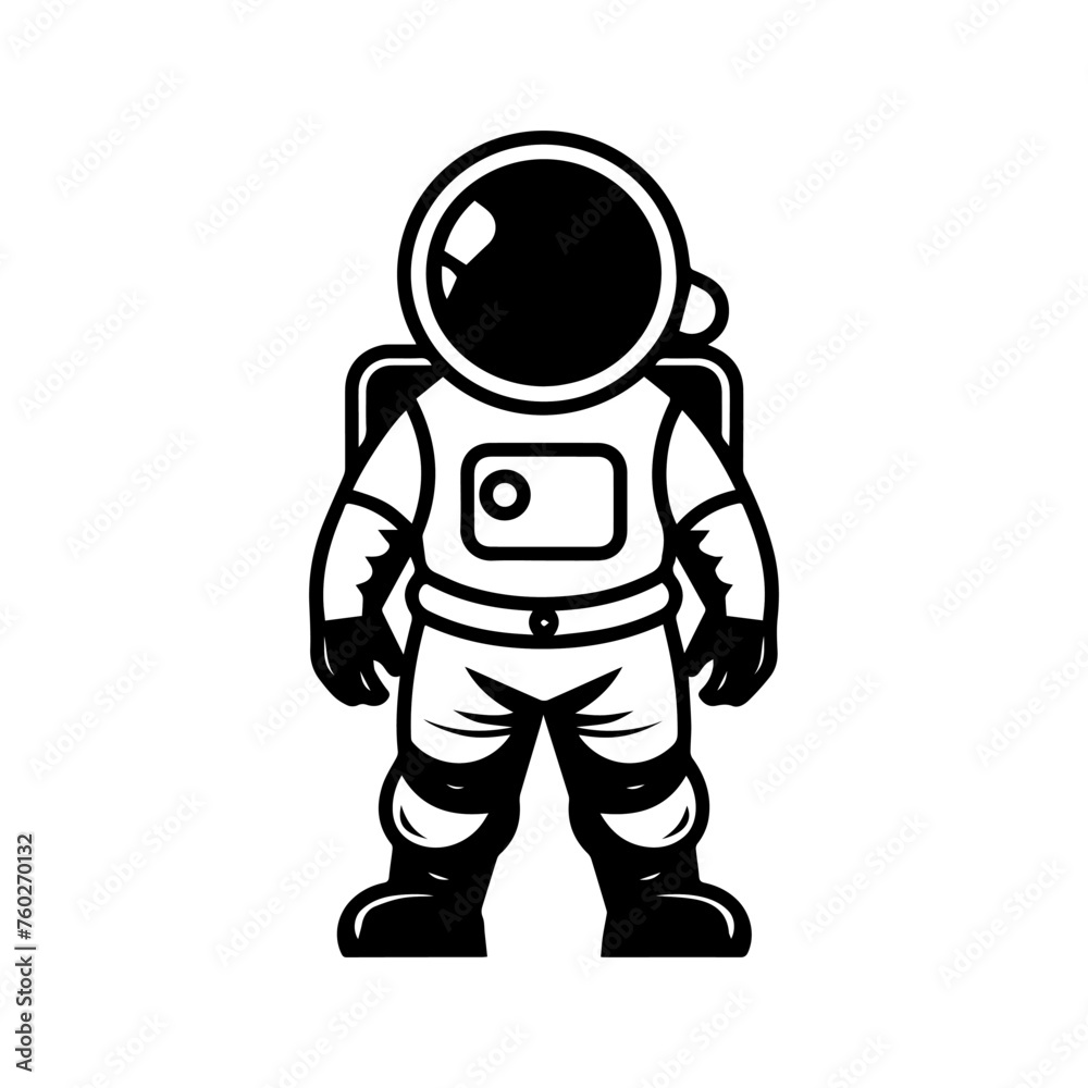 astronaut character vector