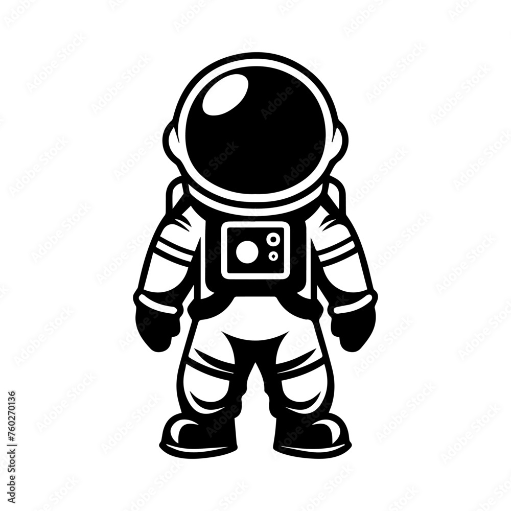 astronaut character vector