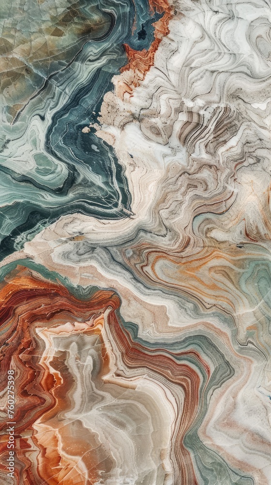 The swirling patterns of marble stone revealing a natural abstract painting The swirling patterns of marble stone revealing a natural abstract painting
