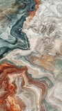 The swirling patterns of marble stone revealing a natural abstract painting