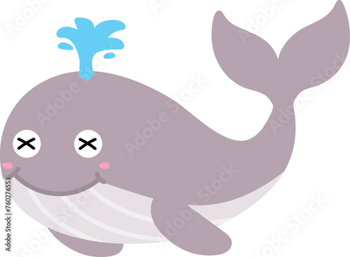 cute whale cartoon 