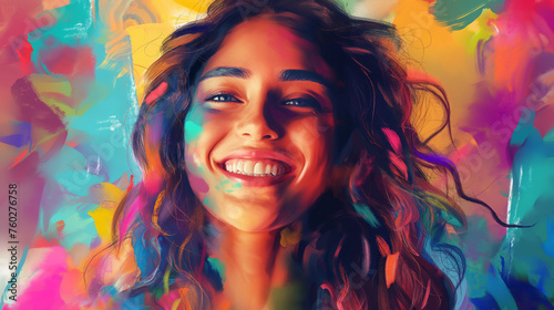 smiling woman