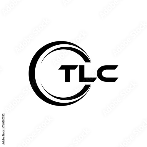 TLC letter logo design with white background in illustrator, cube logo, vector logo, modern alphabet font overlap style. calligraphy designs for logo, Poster, Invitation, etc.